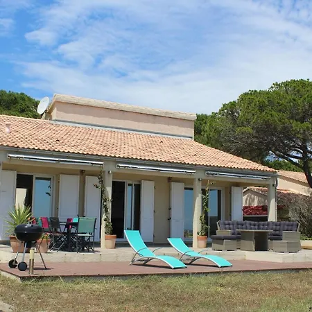 Villa Maison Pieds Dans L'eau, Vue Panoramique, Bord De Mer Et Sur La Plage San-Nicolao